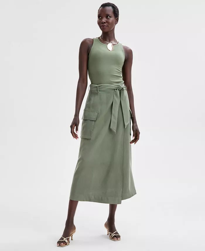 Женская миди-юбка с запахом I.N.C. International Concepts, зеленый
Женская миди-юбка с запахом I.N.C. International Concepts, зеленый