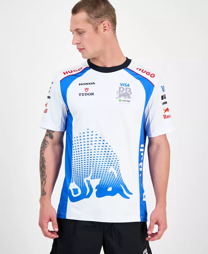 Мужская футболка с коротким рукавом оверсайз и принтом логотипов спонсоров Hugo Boss, белый
Мужская футболка с коротким рукавом оверсайз и принтом логотипов спонсоров Hugo Boss, белый