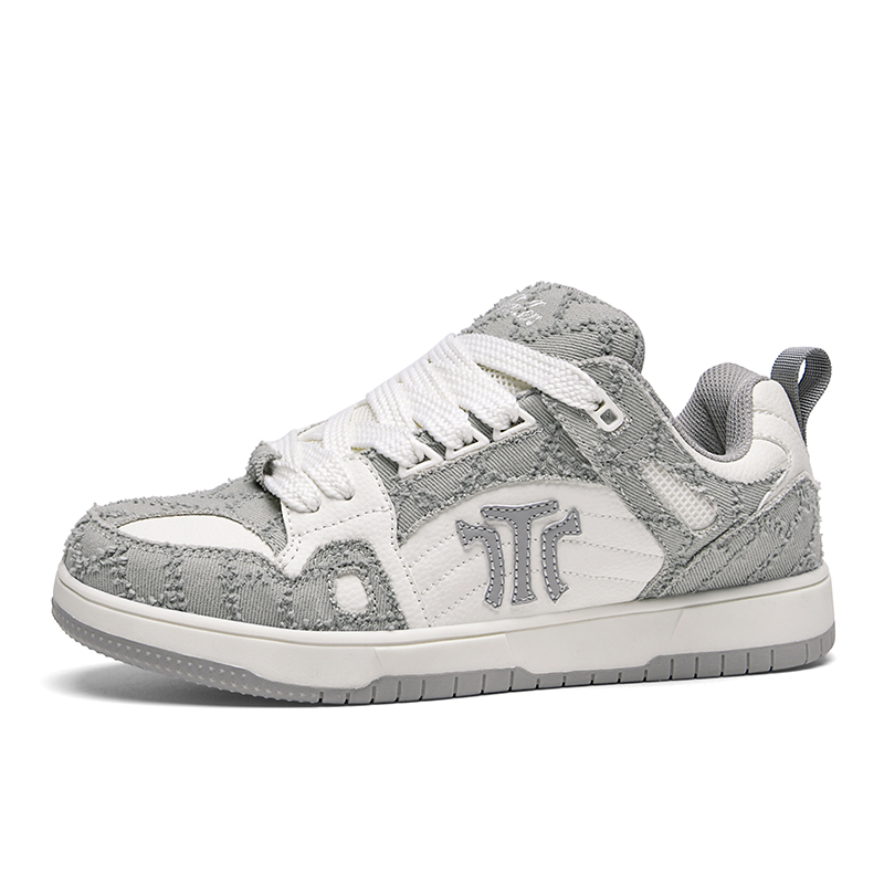 Мужские низкие кроссовки для скейтбординга с амортизацией, износостойкие, легкие, дышащие, увеличивающие рост TCELLARS, Coin Gray
Мужские низкие кроссовки для скейтбординга с амортизацией, износостойкие, легкие, дышащие, увеличивающие рост TCELLARS, Coin Gray