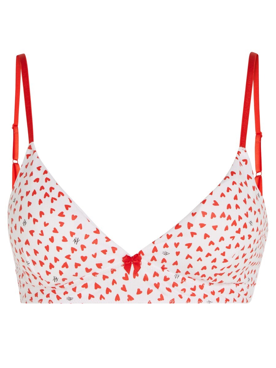 Треугольный бюстгальтер Karl Lagerfeld Triangle Bra, белый 
Треугольный бюстгальтер Karl Lagerfeld Triangle Bra, белый