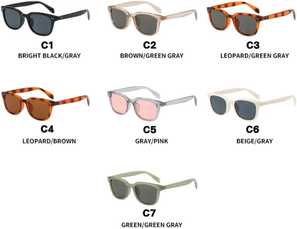 Солнцезащитные очки с защитой UV400 | Маленькие заклепки, цветные линзы | Для женщин и мужчин, для занятий спортом на открытом воздухе и вождения DSVIGF, Tea Gray
Солнцезащитные очки с защитой UV400 | Маленькие заклепки, цветные линзы | Для женщин и мужчин, для занятий спортом на открытом воздухе и вождения DSVIGF, Tea Gray