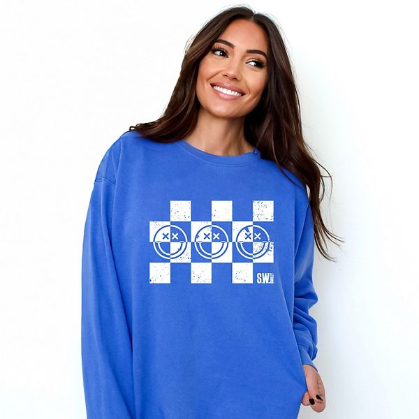 SWSmiley checkered x face - женский свитшот с принтом и эффектом garment dyed Simply Sage Market, Flo Blue, Зеленый, SWSmiley checkered x face - женский свитшот с принтом и эффектом garment dyed Simply Sage Market, Flo Blue
SWSmiley checkered x face - женский свитшот с принтом и эффектом garment dyed Simply Sage Market, Flo Blue, Зеленый, SWSmiley checkered x face - женский свитшот с принтом и эффектом garment dyed Simply Sage Market, Flo Blue