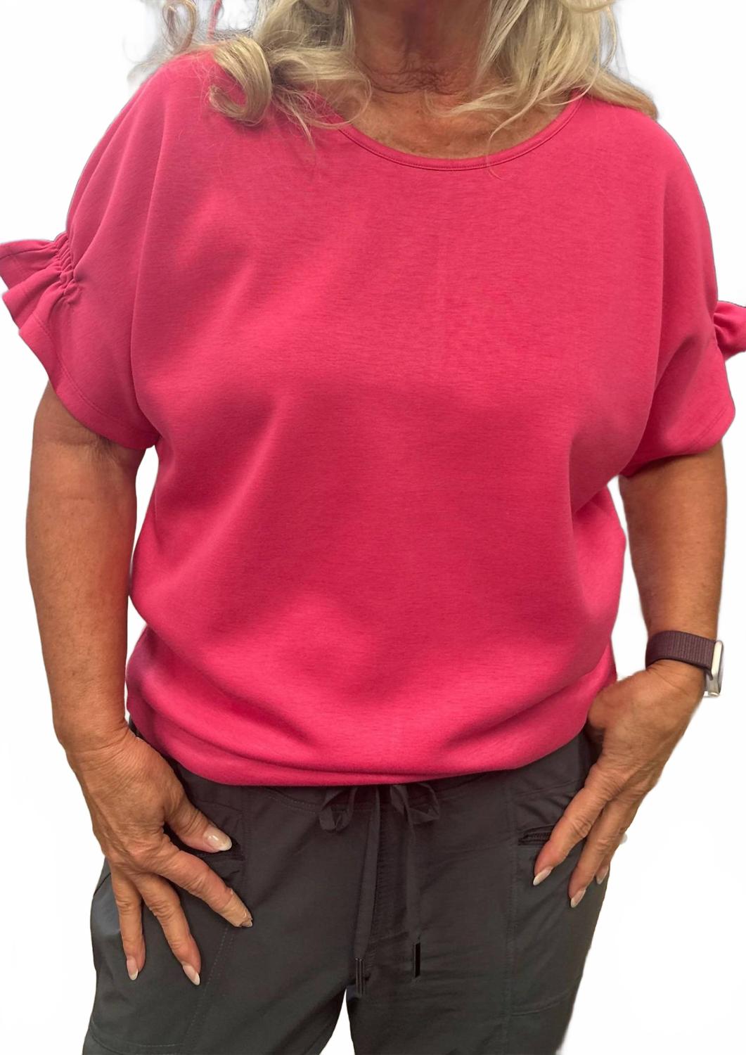 Блузка с зауженными рукавами в розовом цвете Wonderful & Young 
Блузка с зауженными рукавами в розовом цвете Wonderful & Young