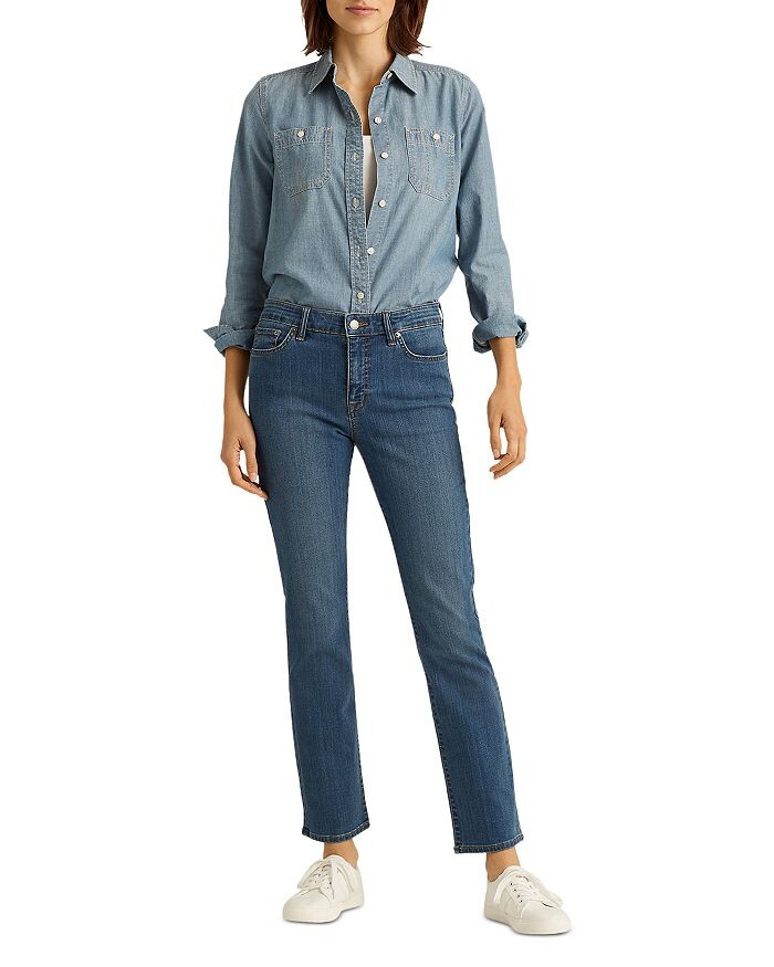 Прямые джинсы со средней посадкой Ralph Lauren в цвете Ocean Blue, синий
Прямые джинсы со средней посадкой Ralph Lauren в цвете Ocean Blue, синий