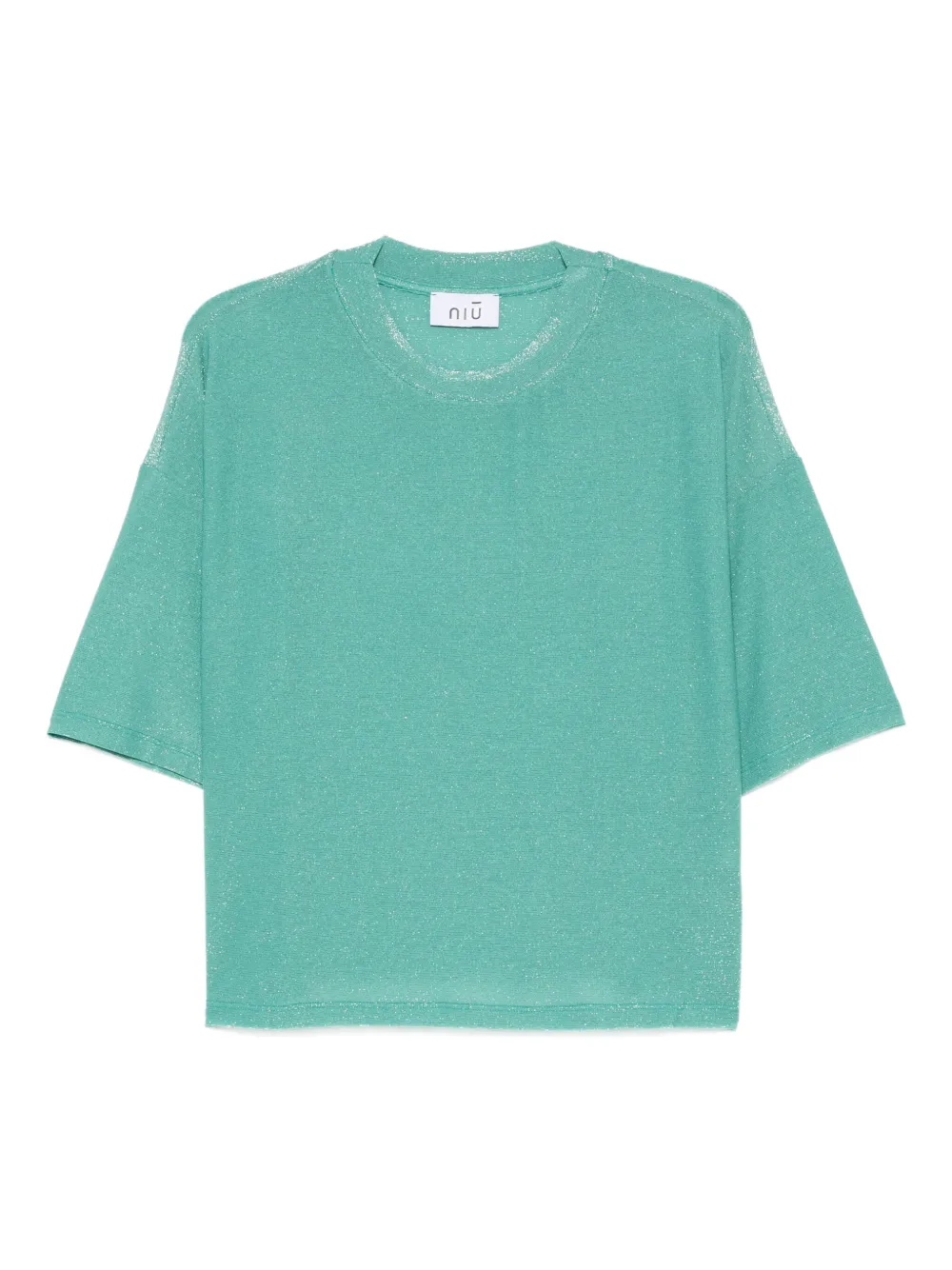 Футболка с короткими рукавами и эффектом металлик Niu, зеленый
Футболка с короткими рукавами и эффектом металлик Niu, зеленый