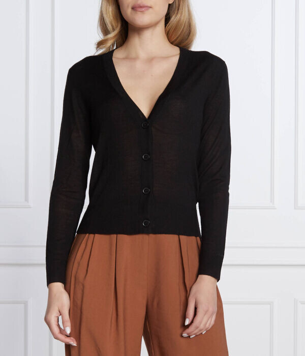 Кардиган женский Calvin Klein шерстяной на пуговицах, черный
Кардиган женский Calvin Klein шерстяной на пуговицах, черный