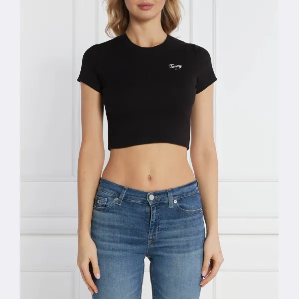 Укороченная футболка Tommy Hilfiger, черный
Укороченная футболка Tommy Hilfiger, черный