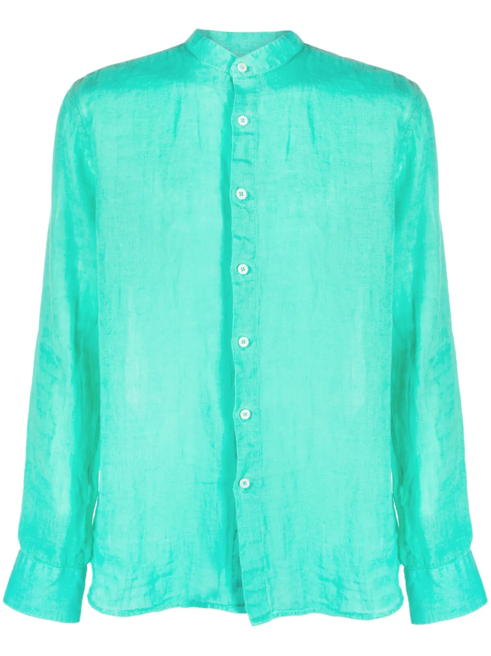 Льняная рубашка с воротником-стойкой 120% Lino, зеленый
Льняная рубашка с воротником-стойкой 120% Lino, зеленый
