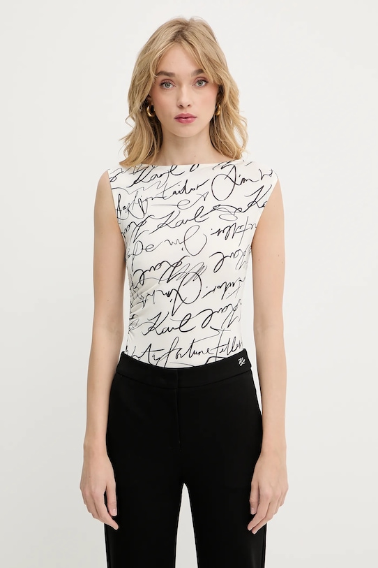 Боди Karl Lagerfeld, бежевый
Боди Karl Lagerfeld, бежевый