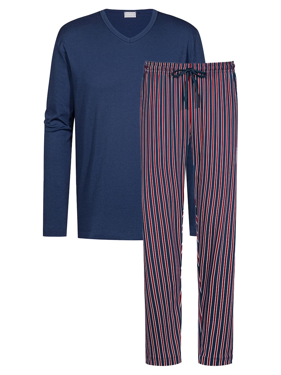 Длинная пижама Mey Graphic Stripes, темно-синий
Длинная пижама Mey Graphic Stripes, темно-синий