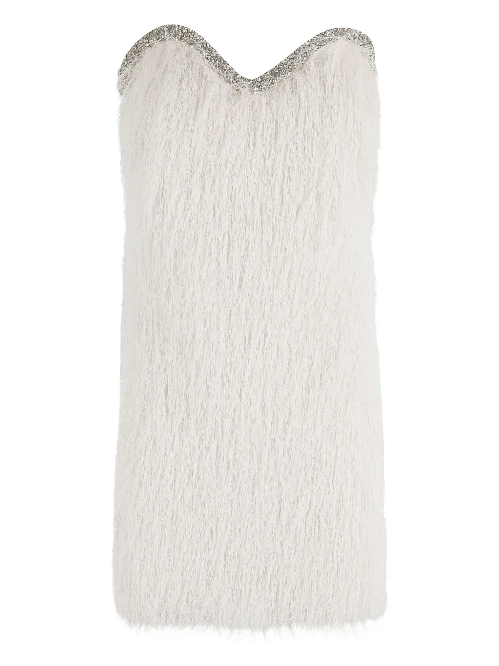 Платье с украшением из перьев Amen, белый
Платье с украшением из перьев Amen, белый