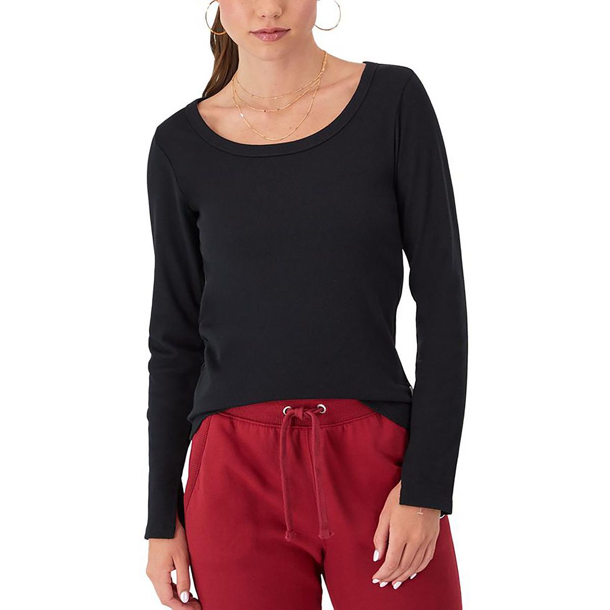 Женский ребристый пуловер с длинными рукавами Champion, черный
Женский ребристый пуловер с длинными рукавами Champion, черный