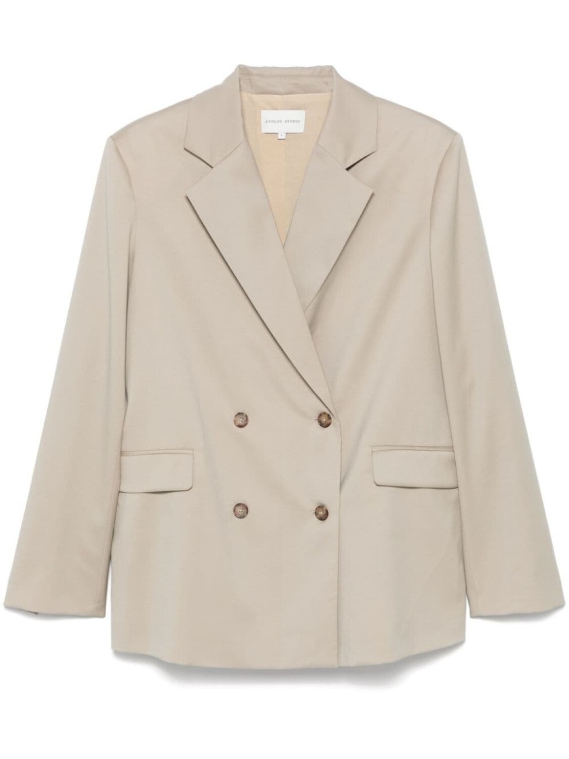 Loulou Studio блейзер Donau, нейтральный цвет 
Loulou Studio блейзер Donau, нейтральный цвет