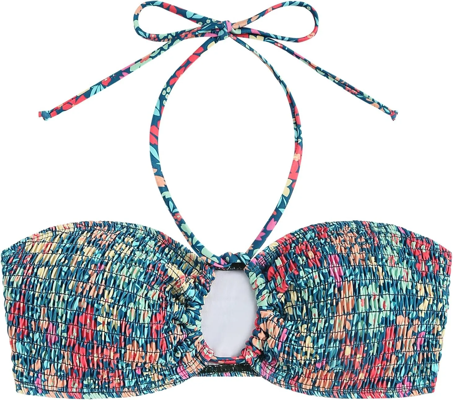 ZAFUL Женский топ-бикини с цветочным принтом и сборками
ZAFUL Женский топ-бикини с цветочным принтом и сборками