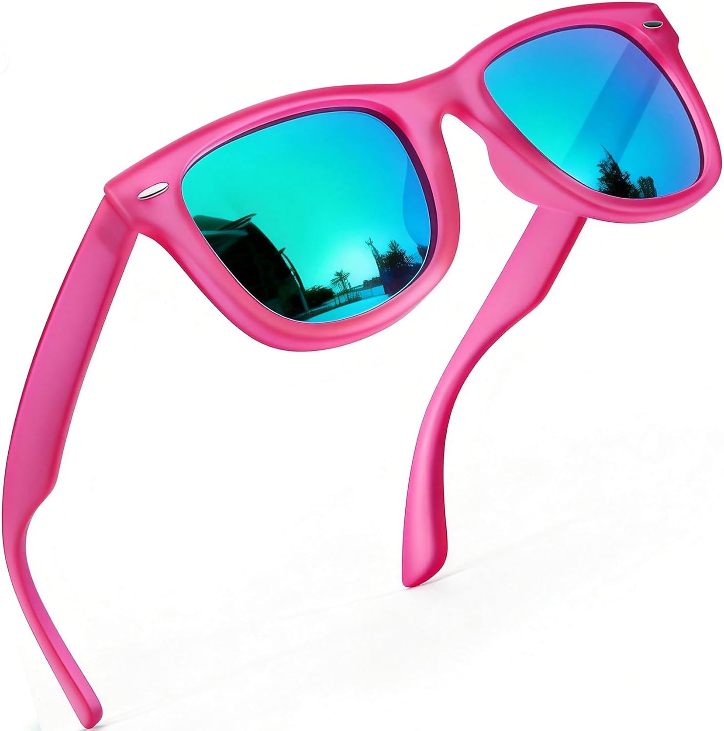 Женские поляризованные солнцезащитные очки FancyPink с защитой UV400, зеркальные, для пляжа, дизайнерские модные солнцезащитные очки, средний размер, A14 - Hot Pink / Green, Mirrored
Женские поляризованные солнцезащитные очки FancyPink с защитой UV400, зеркальные, для пляжа, дизайнерские модные солнцезащитные очки, средний размер, A14 - Hot Pink / Green, Mirrored