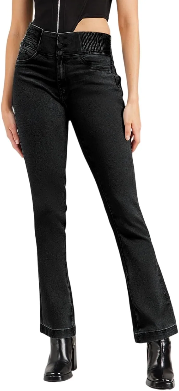 Женские джинсы с высокой талией и прямыми штанинами HYYGOCCTV
Женские джинсы с высокой талией и прямыми штанинами HYYGOCCTV