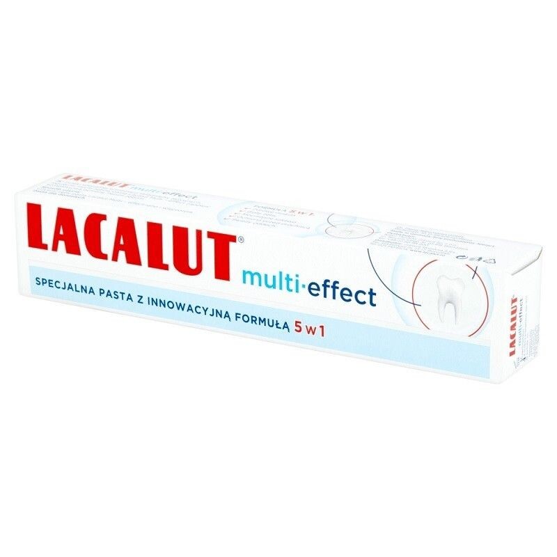 Lacalut Multi-effect Зубная паста, 75 ml
Lacalut Multi-effect Зубная паста, 75 ml