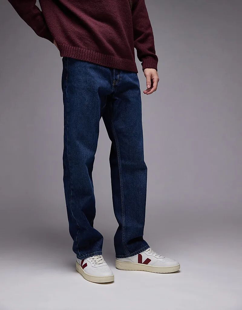 Джинсы свободного кроя ARKET Ocean прямого кроя темно-синего цвета
Джинсы свободного кроя ARKET Ocean прямого кроя темно-синего цвета