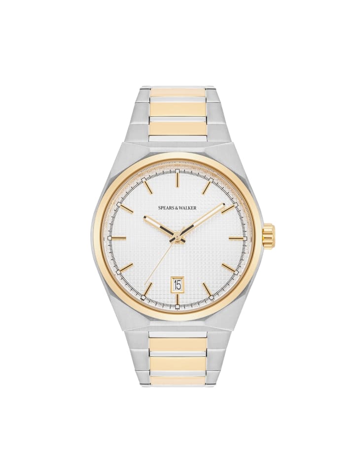 Spears & Walker Часы из нержавеющей стали в серебристо-желтом золотом исполнении
Spears & Walker Часы из нержавеющей стали в серебристо-желтом золотом исполнении