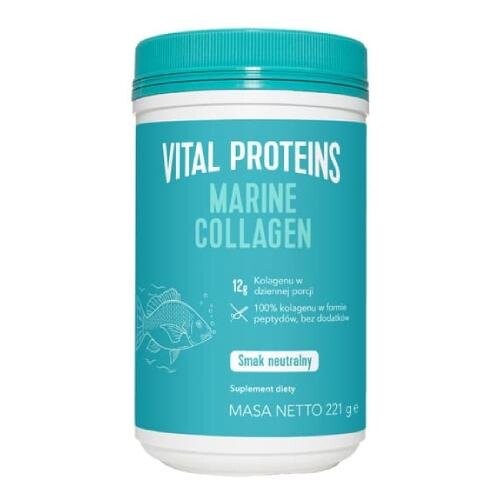 Vital Proteins, Marine Collagen, порошок морского коллагена для питья, нейтральный вкус, 221 г
Vital Proteins, Marine Collagen, порошок морского коллагена для питья, нейтральный вкус, 221 г