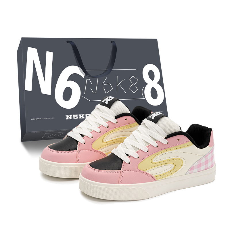 N6K8 Скользоустойчивые легкие дышащие лоу-топ скейтбордские кроссовки унисекс кремово-розовые, цвет Cream Pink
N6K8 Скользоустойчивые легкие дышащие лоу-топ скейтбордские кроссовки унисекс кремово-розовые, цвет Cream Pink