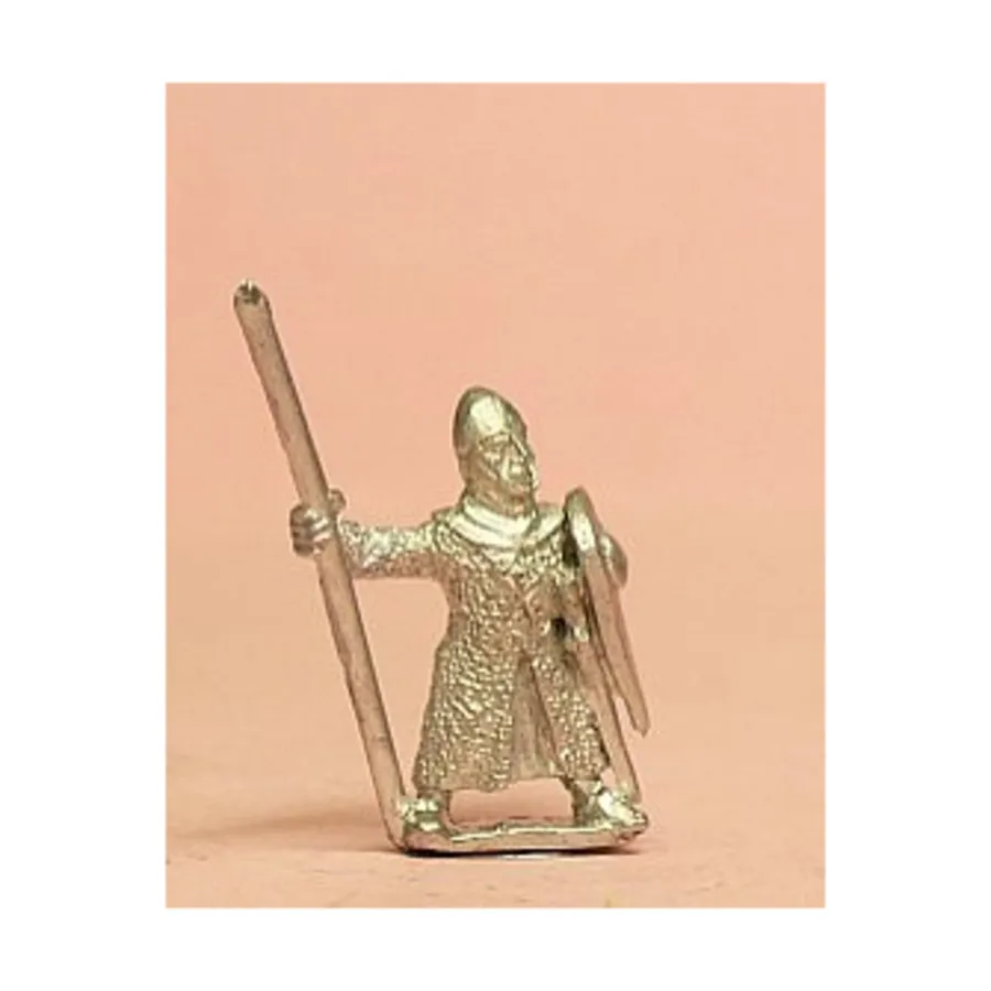 Тяжелые копейщики в длинной кольчуге, остроконечном шлеме и воздушном щите, Medieval Miniatures - Feudal & Early Medieval - Infantry (15mm)
Тяжелые копейщики в длинной кольчуге, остроконечном шлеме и воздушном щите, Medieval Miniatures - Feudal & Early Medieval - Infantry (15mm)