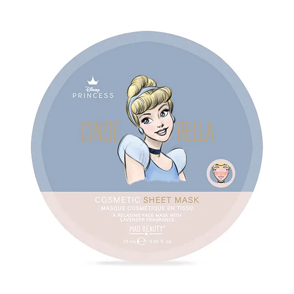 Маска для лица Золушки Dinsey Princess Mad Beauty, 1 UD
Маска для лица Золушки Dinsey Princess Mad Beauty, 1 UD