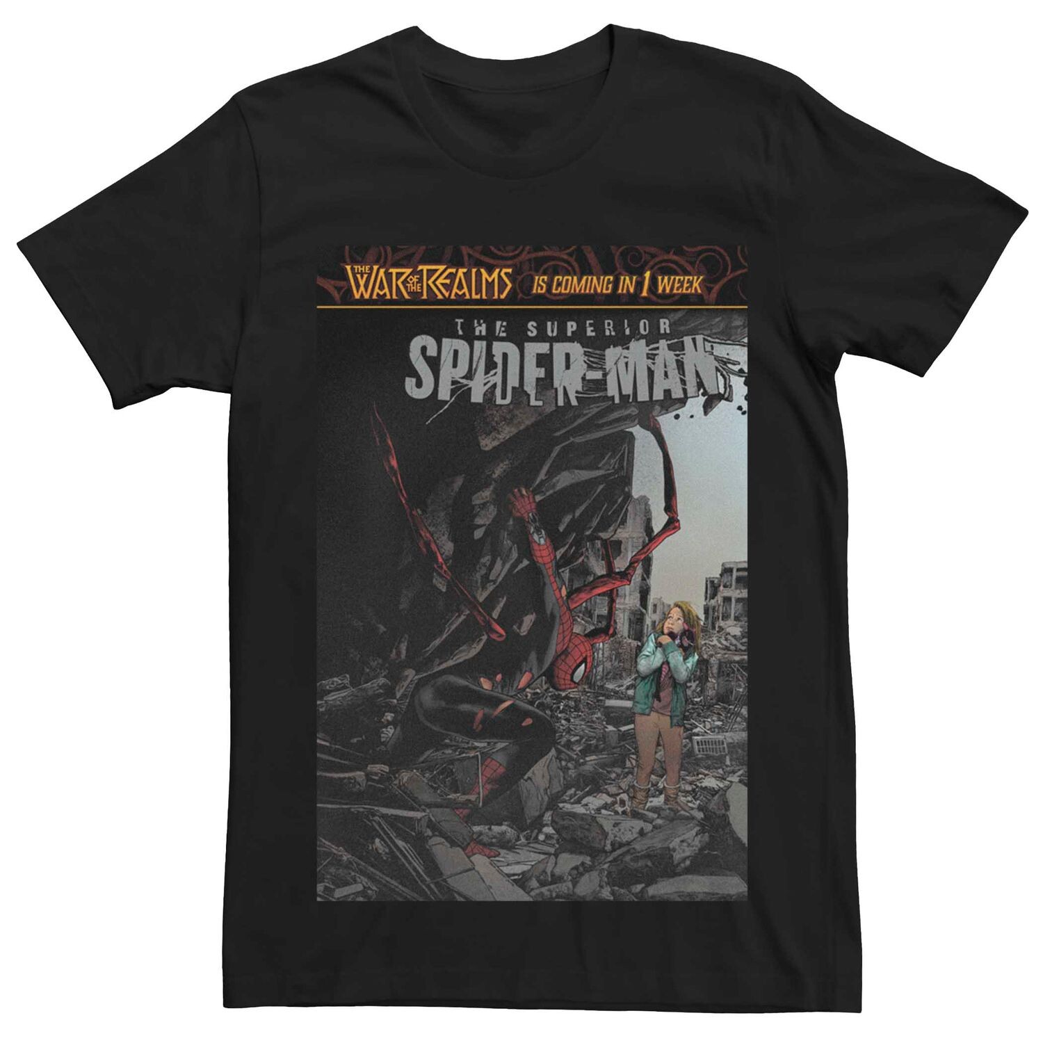 Мужская футболка с обложкой комиксов Marvel's Superior Spider-Man #4 Licensed Character, Серый, Мужская футболка с обложкой комиксов Marvel's Superior Spider-Man #4 Licensed Character
Мужская футболка с обложкой комиксов Marvel's Superior Spider-Man #4 Licensed Character, Серый, Мужская футболка с обложкой комиксов Marvel's Superior Spider-Man #4 Licensed Character