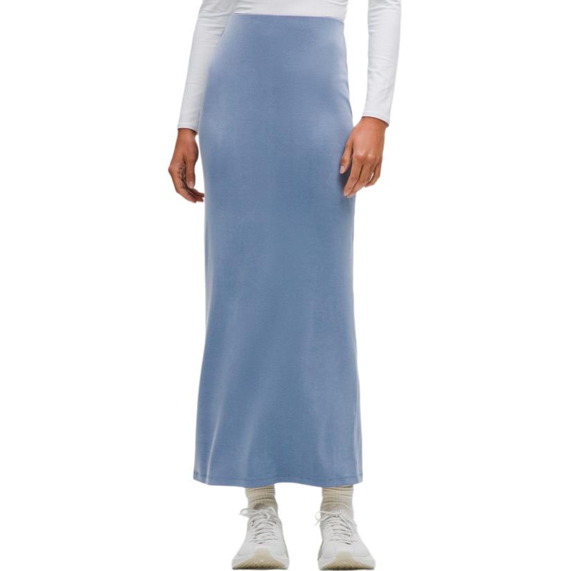Софстрим молния сзади повседневная длинная юбка women's Lululemon, синий
Софстрим молния сзади повседневная длинная юбка women's Lululemon, синий
