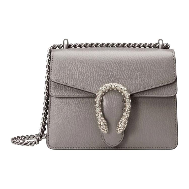 GUCCI Кожаная цепочка Дионис Бог Вина миниатюрная женская сумка через плечо серый
GUCCI Кожаная цепочка Дионис Бог Вина миниатюрная женская сумка через плечо серый