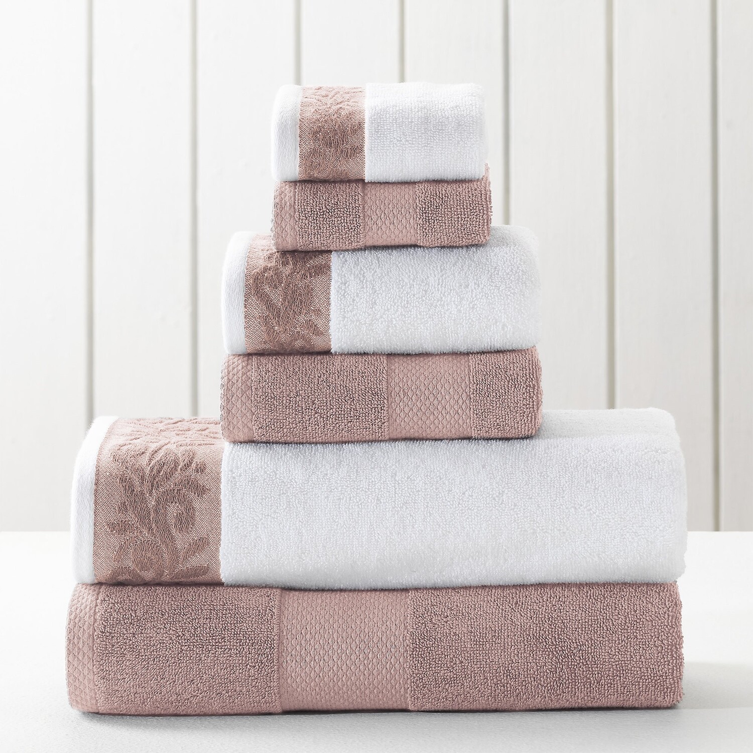 Набор полотенец Modern Threads 600 GSM из 6 предметов с жаккардовой каймой из филгри, цвет Rose
Набор полотенец Modern Threads 600 GSM из 6 предметов с жаккардовой каймой из филгри, цвет Rose
