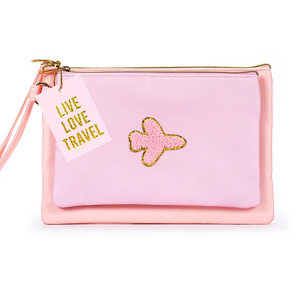 Двойная дорожная косметичка Live Love Travel Tri-Coastal, 1 UD
Двойная дорожная косметичка Live Love Travel Tri-Coastal, 1 UD