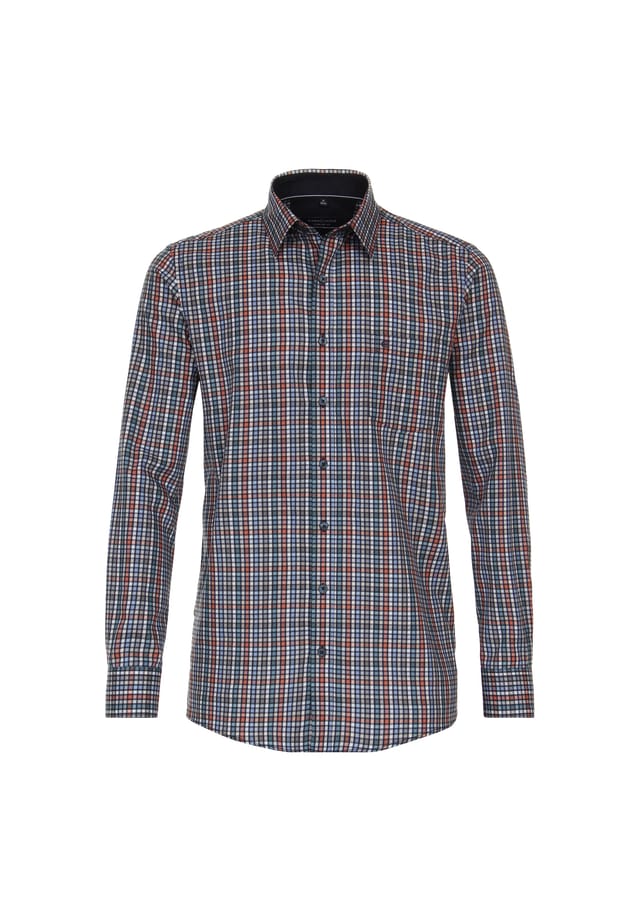 Рубашка свободного кроя в клетку Casamoda, синий
Рубашка свободного кроя в клетку Casamoda, синий