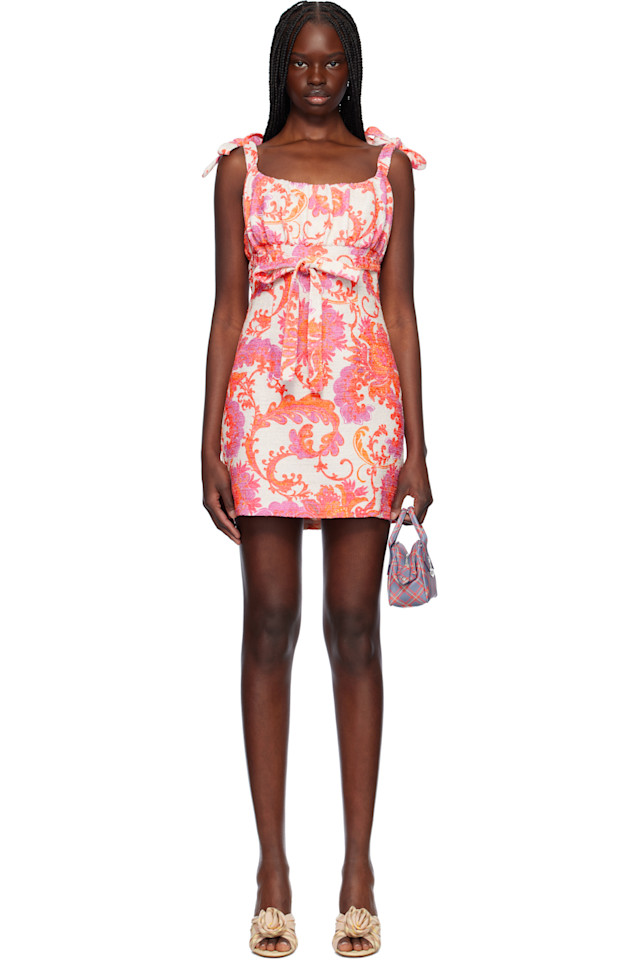 Арабеска льняное платье-галстук мини Anna Sui, мультиколор
Арабеска льняное платье-галстук мини Anna Sui, мультиколор