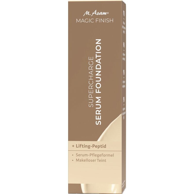 Magic Finish Supercharge Serum Foundation 120 мягкая слоновая кость M. Asam, 30 ml
Magic Finish Supercharge Serum Foundation 120 мягкая слоновая кость M. Asam, 30 ml