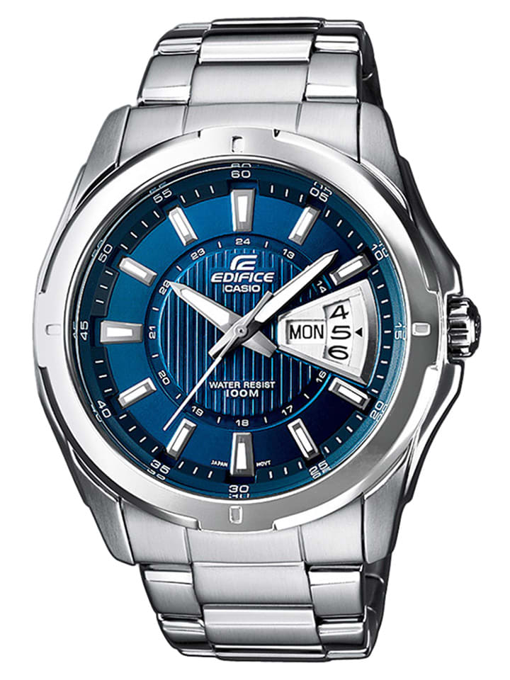 Кварцевые часы "Casio Edifice" серебристого цвета
Кварцевые часы "Casio Edifice" серебристого цвета