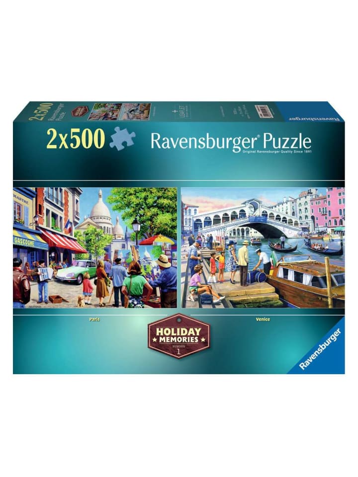 Пазл Ravensburger из 500 деталей, воспоминания о праздниках в цвете
Пазл Ravensburger из 500 деталей, воспоминания о праздниках в цвете