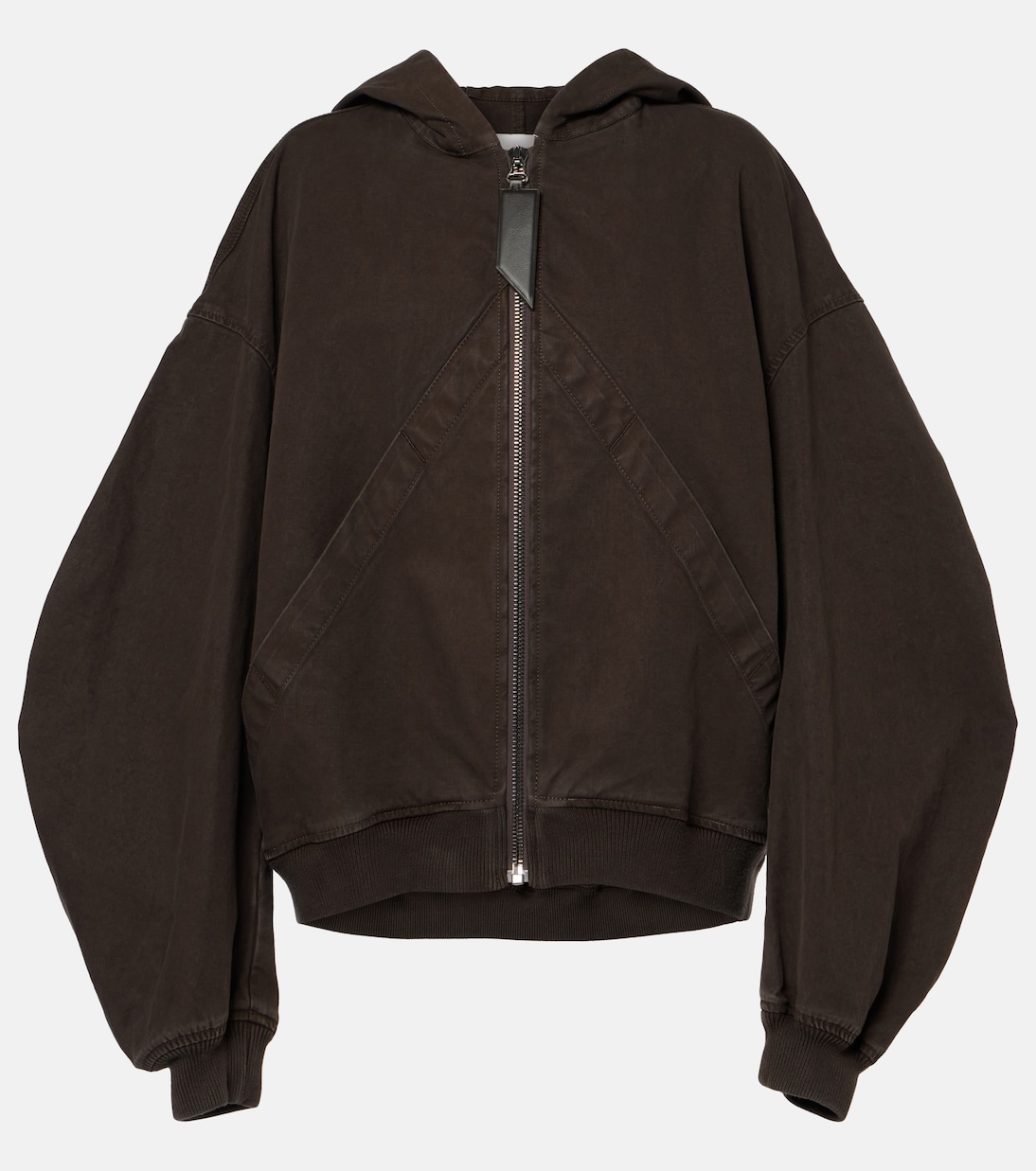 Куртка-бомбер из хлопкового габардина The Attico, коричневый
Куртка-бомбер из хлопкового габардина The Attico, коричневый