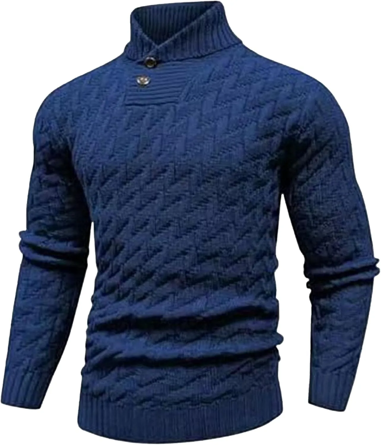 Мужской осенний свитер с пуговицами Slim Fit
Мужской осенний свитер с пуговицами Slim Fit