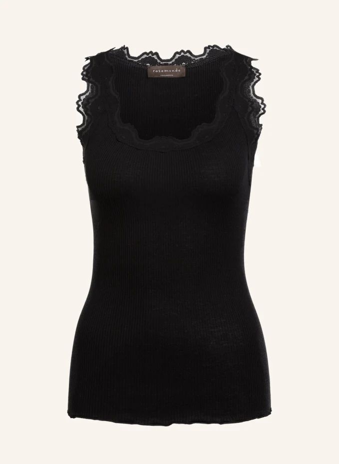Шелковый топ babette с кружевом Rosemunde, черный
Шелковый топ babette с кружевом Rosemunde, черный