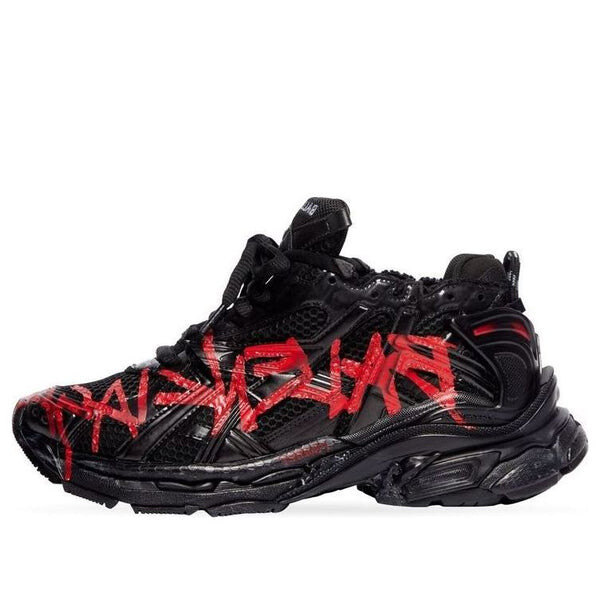 Кроссовки runner graffiti sneakers 'black and red mesh and nylon' Balenciaga, черный
Кроссовки runner graffiti sneakers 'black and red mesh and nylon' Balenciaga, черный