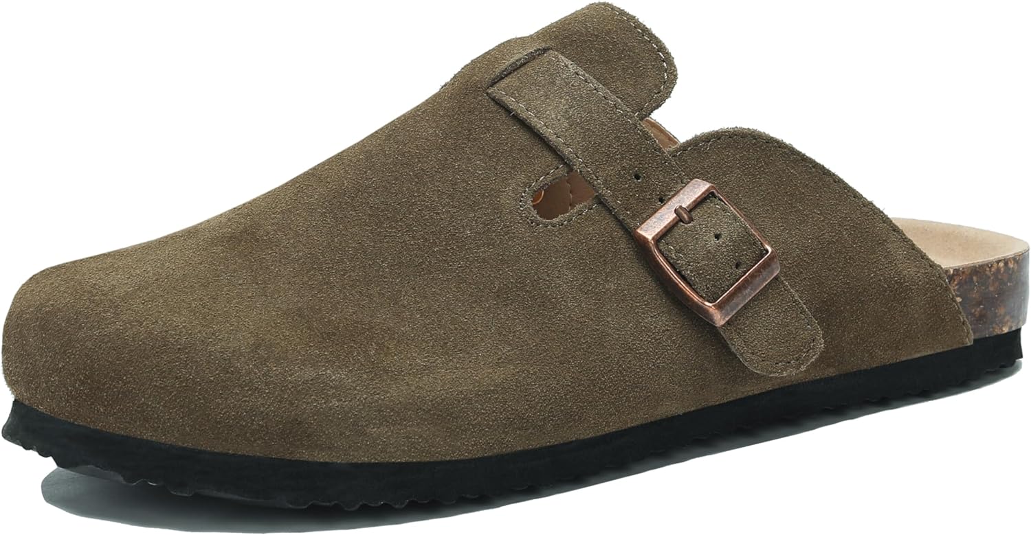 Женские замшевые клоги, мужские кожаные мюли, сандалии на пробковой подошве, обувь без застежки с поддержкой свода стопы Generic, зеленый
Женские замшевые клоги, мужские кожаные мюли, сандалии на пробковой подошве, обувь без застежки с поддержкой свода стопы Generic, зеленый