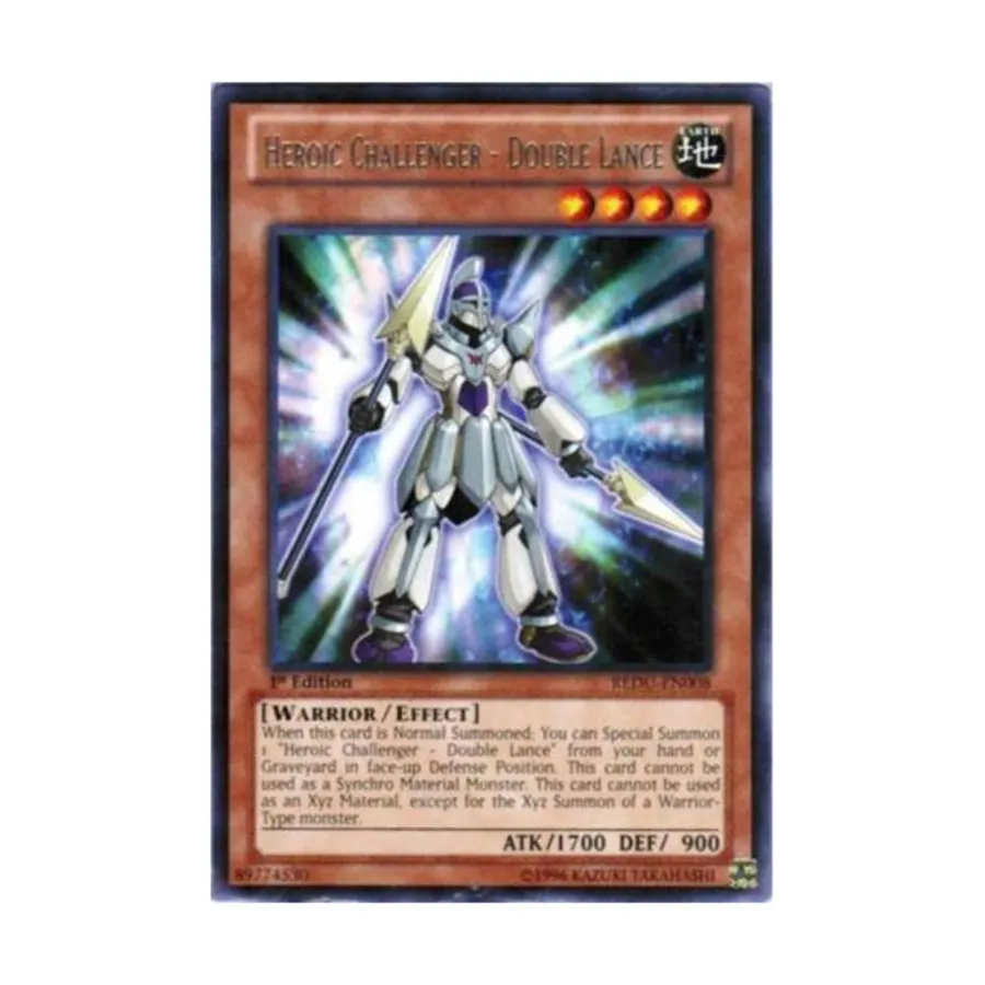 CCG Героический претендент — двойное копье (редкое), Yu-Gi-Oh - Return of the Duelist - Singles
CCG Героический претендент — двойное копье (редкое), Yu-Gi-Oh - Return of the Duelist - Singles