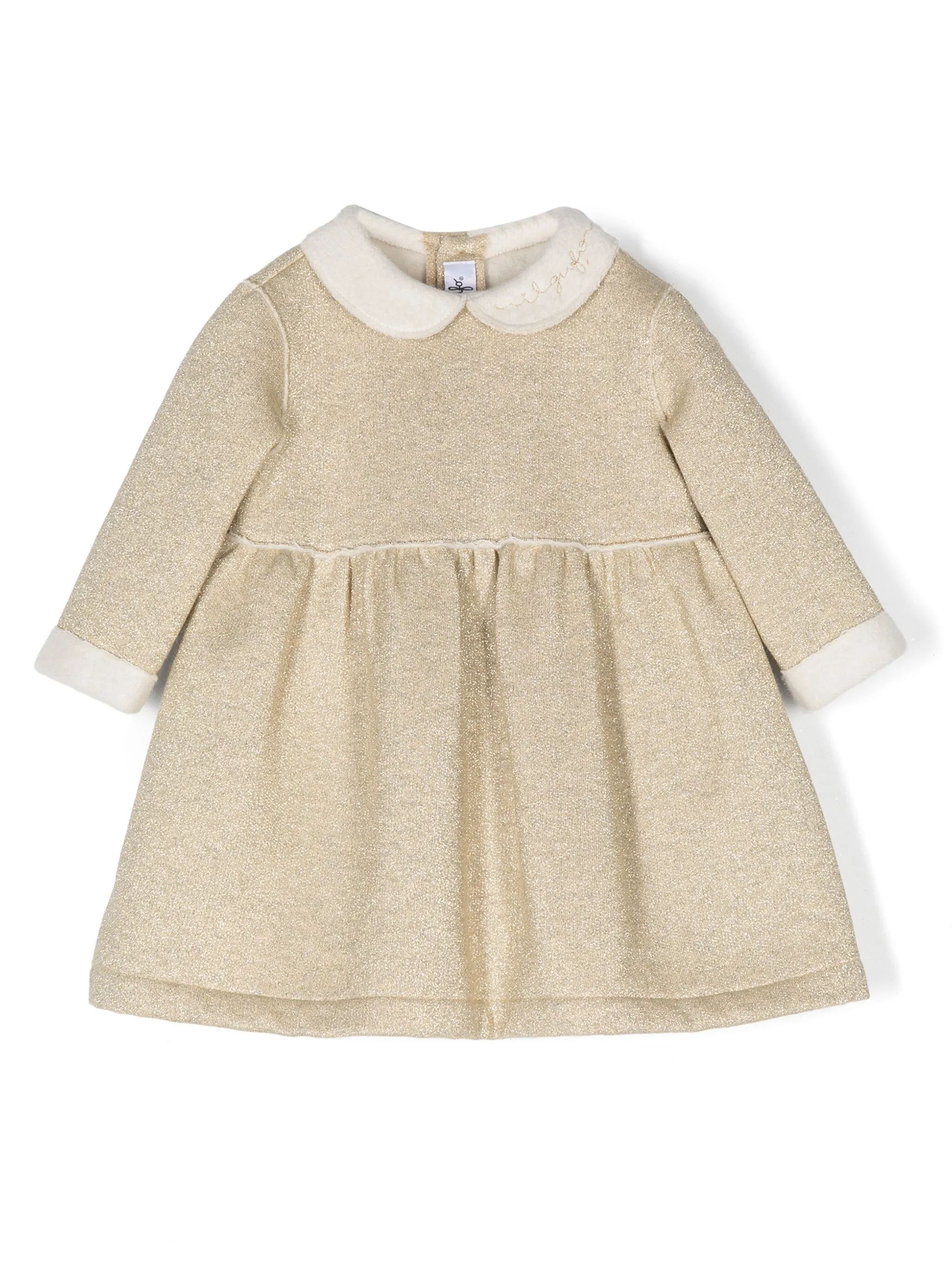 Платье с вышитым логотипом Il Gufo, золотистый
Платье с вышитым логотипом Il Gufo, золотистый