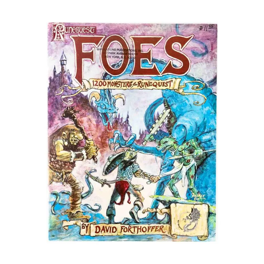 Foes (SPI Master Library Copy), RuneQuest (Chaosium), мягкая обложка
Foes (SPI Master Library Copy), RuneQuest (Chaosium), мягкая обложка