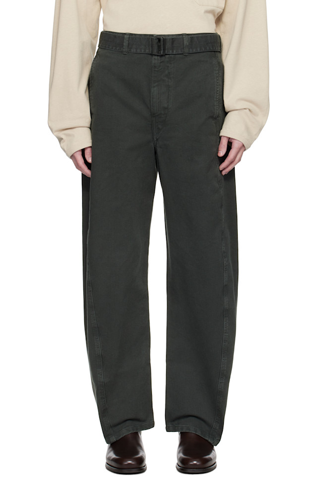 Джинсы с перекрученным поясом Lemaire, синий
Джинсы с перекрученным поясом Lemaire, синий