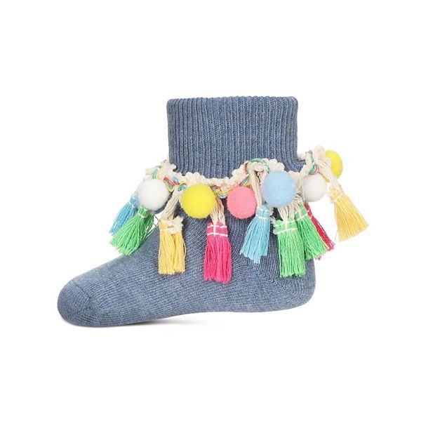 Детские носки Pom-Pom-Palooza Memoi, Denim
Детские носки Pom-Pom-Palooza Memoi, Denim
