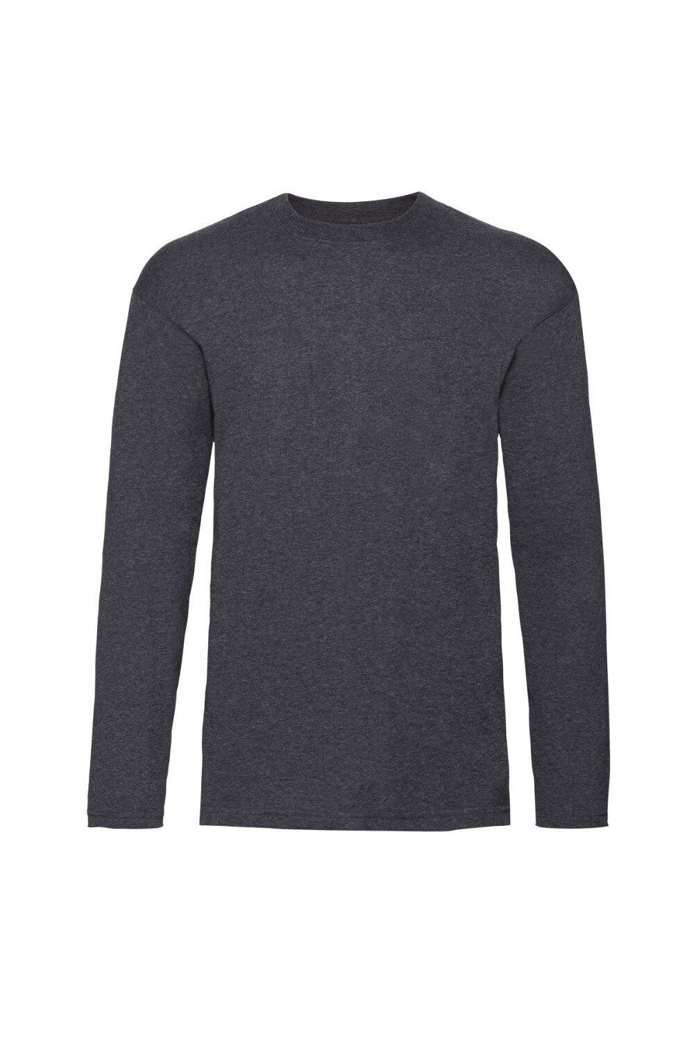 Футболка Valueweight с круглым вырезом и длинными рукавами Fruit of the Loom, серый
Футболка Valueweight с круглым вырезом и длинными рукавами Fruit of the Loom, серый