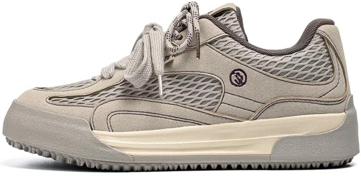 Мужские модные повседневные кроссовки с сеткой, дышащие, с круглым носком, низкие, на шнуровке, противоскользящие, подходят для ежедневной носки и прогулок Igzbibg, серый
Мужские модные повседневные кроссовки с сеткой, дышащие, с круглым носком, низкие, на шнуровке, противоскользящие, подходят для ежедневной носки и прогулок Igzbibg, серый