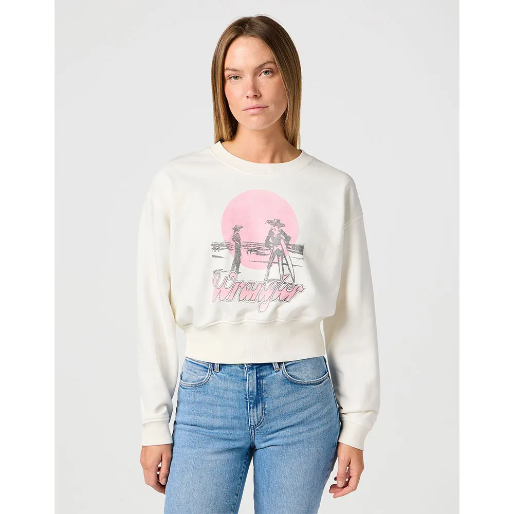 Толстовка Wrangler Relaxed, белый 
Толстовка Wrangler Relaxed, белый